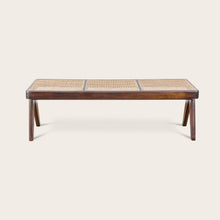 Load image into Gallery viewer, Pierre Jeanneret Library Bench - Natural Teak