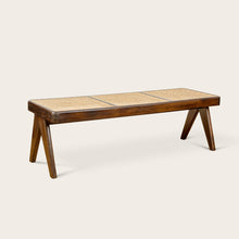 Load image into Gallery viewer, Pierre Jeanneret Library Bench - Natural Teak