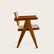 Load image into Gallery viewer, Pierre Jeanneret Office Chair - Natural Teak