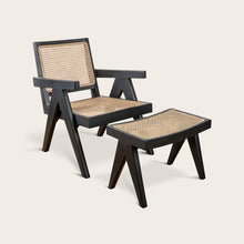 Load image into Gallery viewer, Pierre Jeanneret Low Stool - Charcoal
