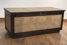 Load image into Gallery viewer, Rattan Trunk - Large - Walnut.