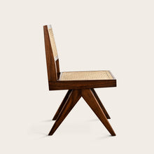 Load image into Gallery viewer, Pierre Jeanneret Armless V-Leg Chair - Walnut