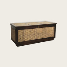 Load image into Gallery viewer, Rattan Trunk - Large - Walnut
