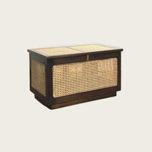 Load image into Gallery viewer, Rattan Trunk - Small - Walnut
