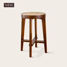 Load image into Gallery viewer, Pierre Jeanneret High Stool - Natural Teak
