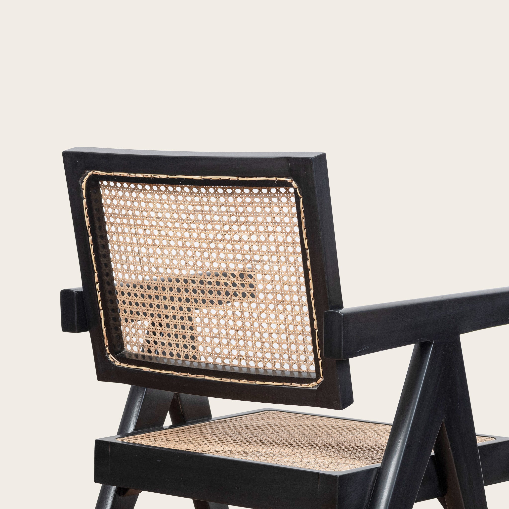 Pierre Jeanneret Desk Chair Charcoal East of Baku