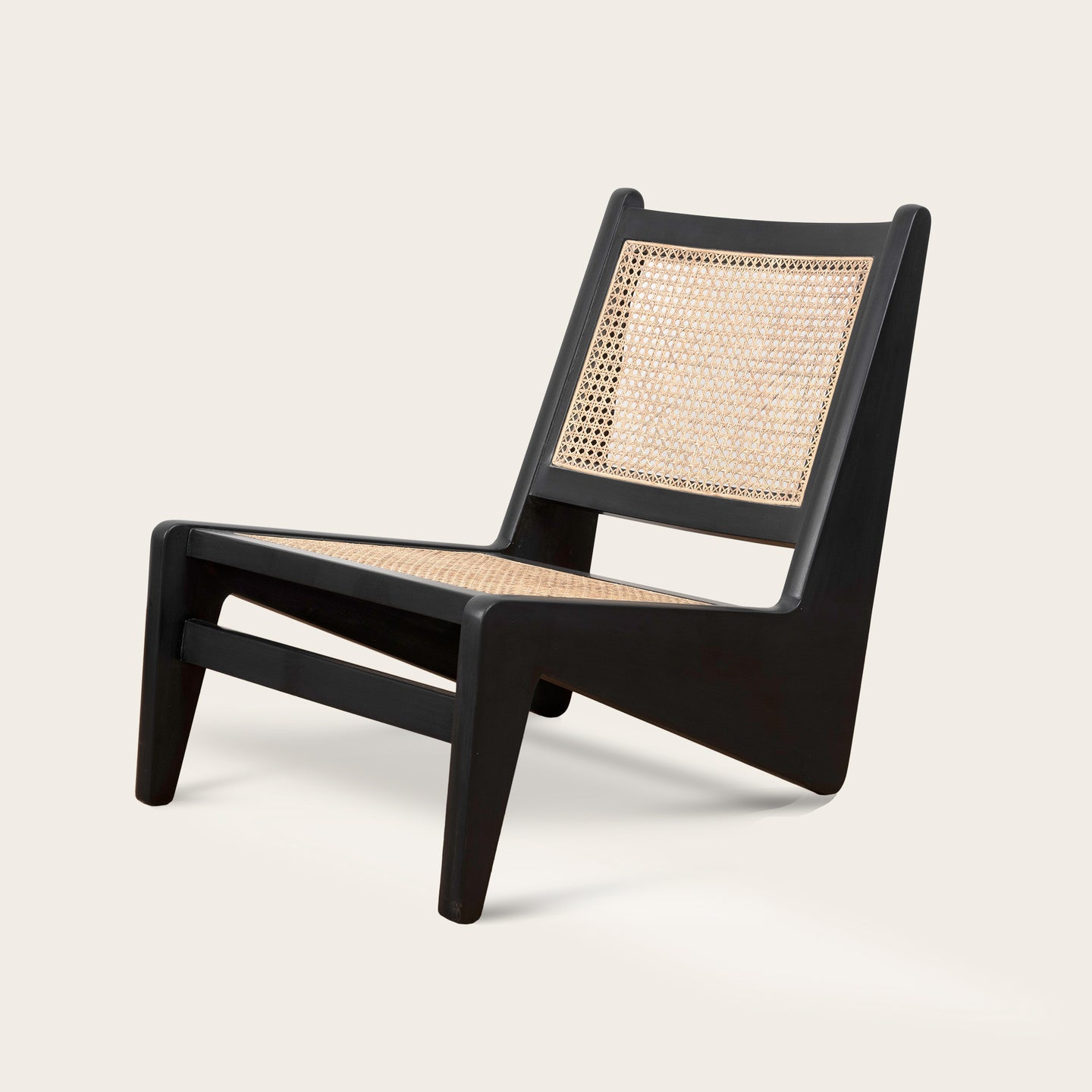 Pierre Jeanneret Kangaroo Chair - Charcoal