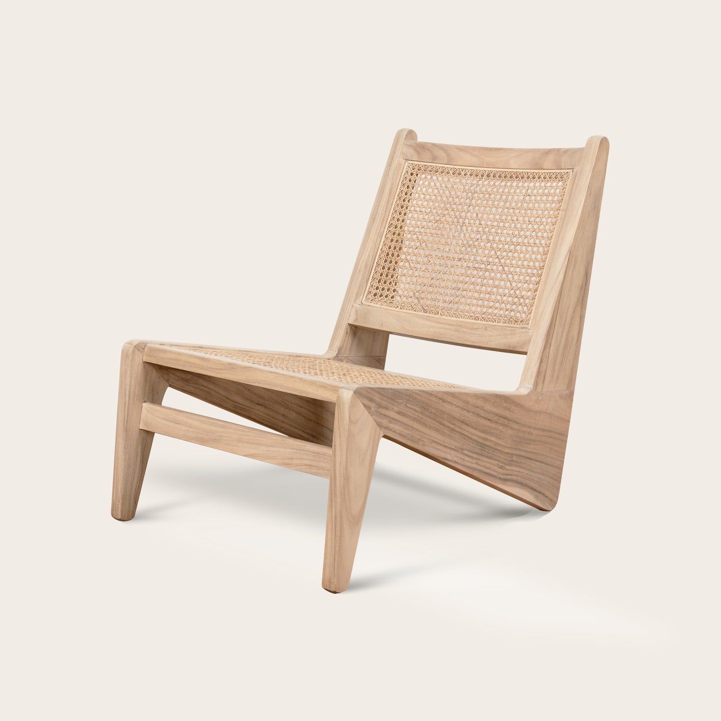 Pierre Jeanneret Kangaroo Chair - Washed Teak