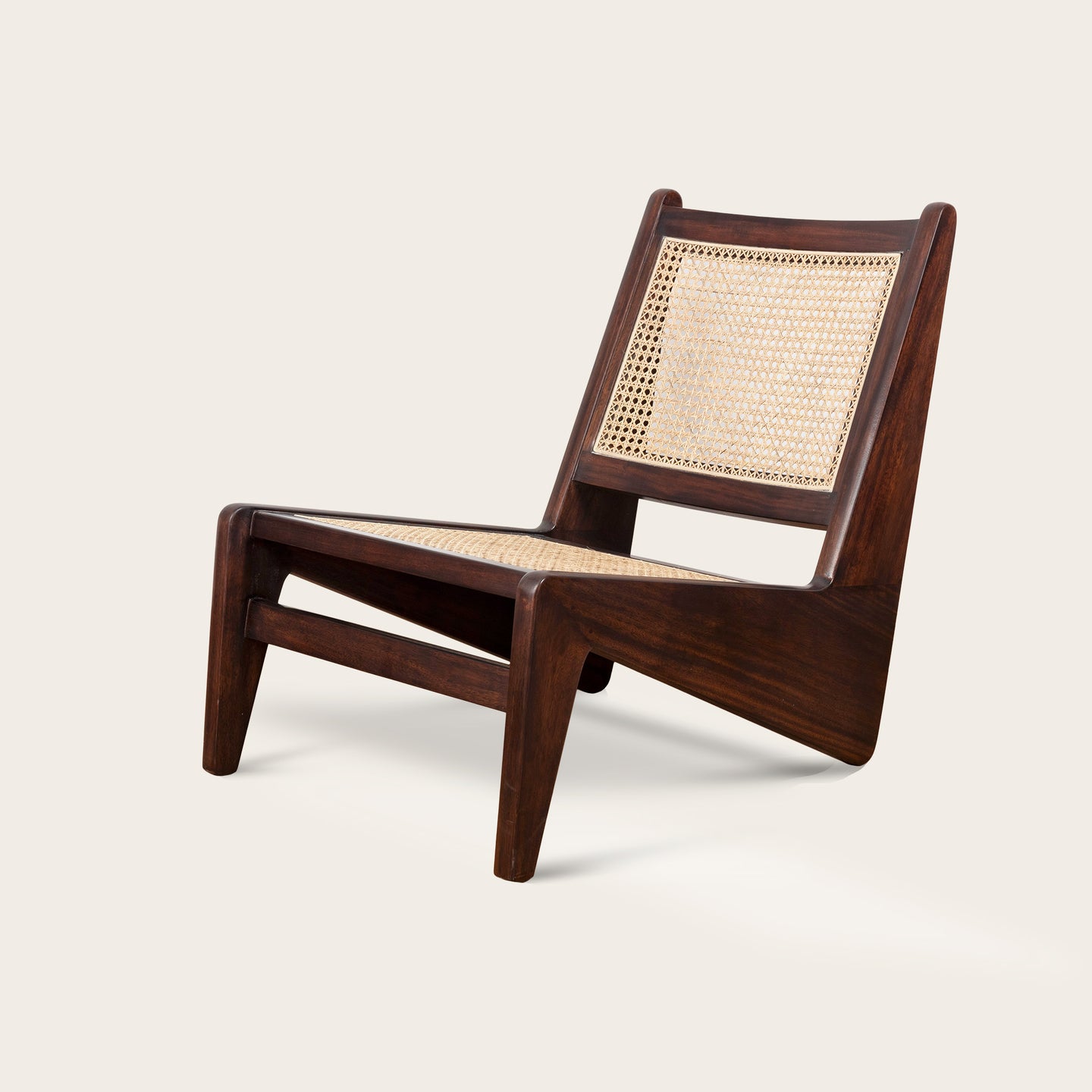 Pierre Jeanneret Kangaroo Chair - Walnut