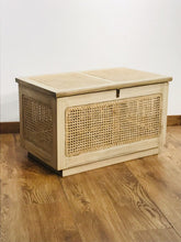 Load image into Gallery viewer, Rattan Trunk - Small - Weathered Oak.
