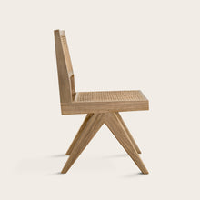 Load image into Gallery viewer, Pierre Jeanneret Armless V-Leg Chair - Washed Teak
